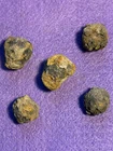 Civil War Iron Grape Shot 5/8 Dug lot of 5 - Richmond, Va.