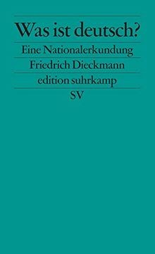 Was ist deutsch? von Dieckmann, Friedrich | Buch | Zustand akzeptabel - Bild 1 von 2