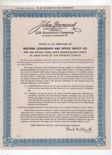 1946 John Hancock Insurance Notice – Group Hospital Benefits, Named Employee
