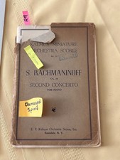 Second Piano Concerto, Op. 18 Miniature Orchestra Score Sergei Rachmaninoff
