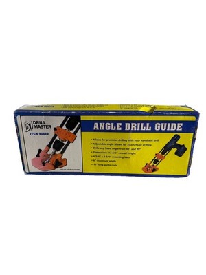 NOS Drill Master Angle Drill Guide Adjustable 45° To 90° For Handheld Drills New