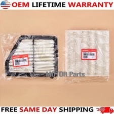 Pack of 2 Genuine Engine Air Filter and Cabin Filter Kit for Honda CIVIC 16-21