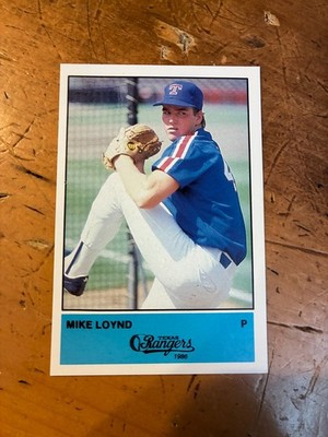 1986 Performance Printing Texas Rangers Team Issue - Mike Loynd