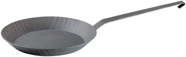 Stahlpfanne: Kaltgeschmiedete Bratpfanne Mit Rauten-PräGung, Ø 24 Cm, 2,9 Cm-image