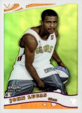 JOHN LUCAS III 2005-06 TOPPS CHROME REFRACTOR /999 RC QQ