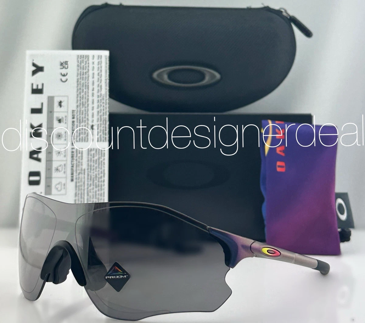 OAKLEY EVZero™ Path® PRIZM BLACK EVZero™ Path® Prizm Road Lenses, Polished Black Frame Sunglasses