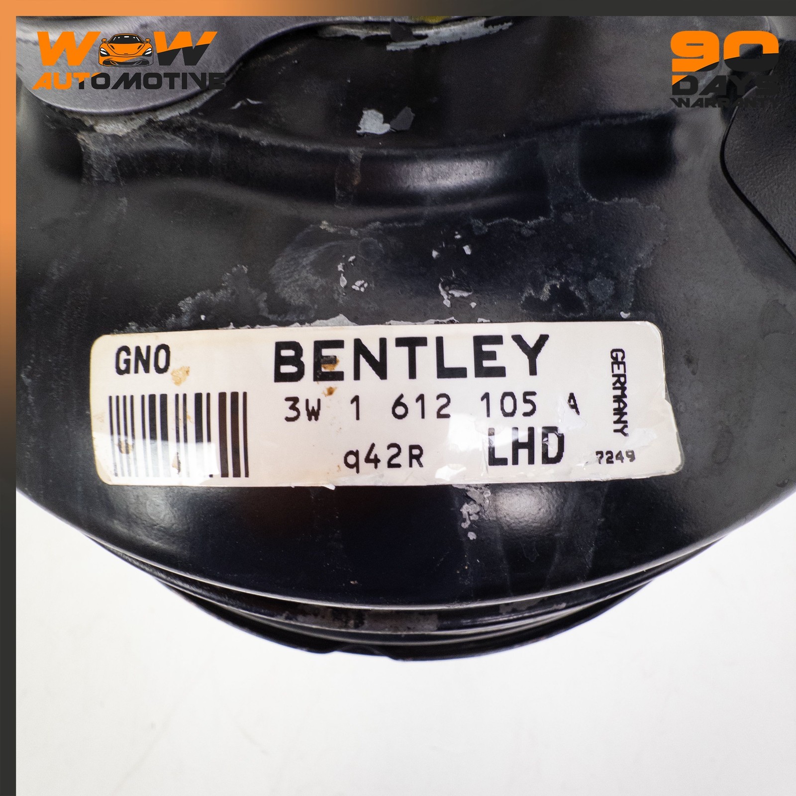 04-13 BENTLEY CONTINENTAL FLYING SPUR GTC GT BRAKE BOOSTER MASTER CYLINDER OEM