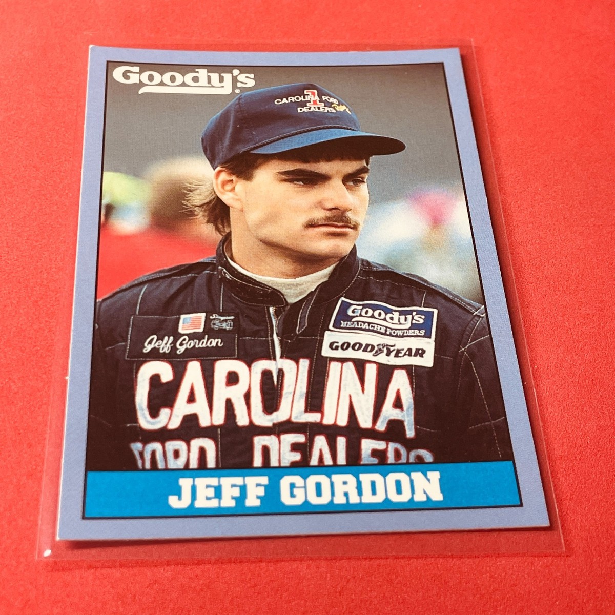 Jeff Gordon .. 1992 Traks Goody's Card 9 | eBay