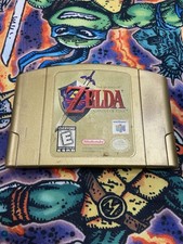 Legend of Zelda: Ocarina of Time GOLD (Nintendo 64) Authentic N64 *tested/works*