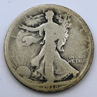 1918-S Walking Liberty Half Dollar 50 Cents San Francisco Mint 90% Silver USA