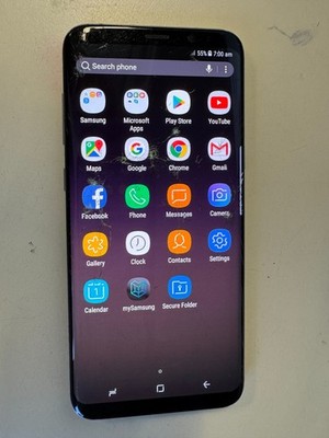 Original Samsung S8 Plus (SM-G955) LCD Screen & Digitizer with Frame Silver (62)