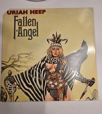 Uriah Heep - Fallen Angel VG+ Vinyl CHR 1204 Beautiful Copy Bronze