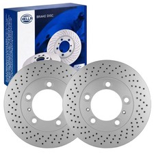 2x HELLA PRO HC 298mm BREMSSCHEIBEN VORNE passend für PORSCHE BOXSTER CAYMAN
