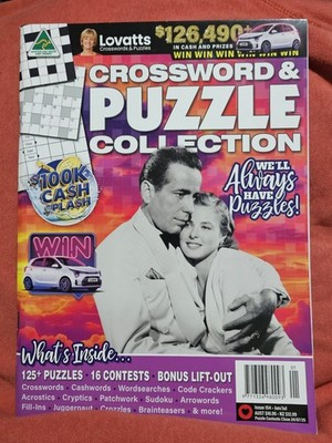 #154 Lovatts CROSSWORD & PUZZLE COLLECTION magazine,June/July 2025, 125+ Puzzles
