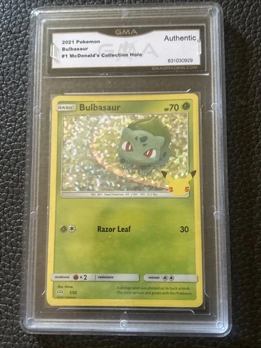 2021 McDonald’s Collection Holo Bulbasaur