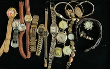lot of vintage Mens Ladies Watches For repair, Parts, Wear