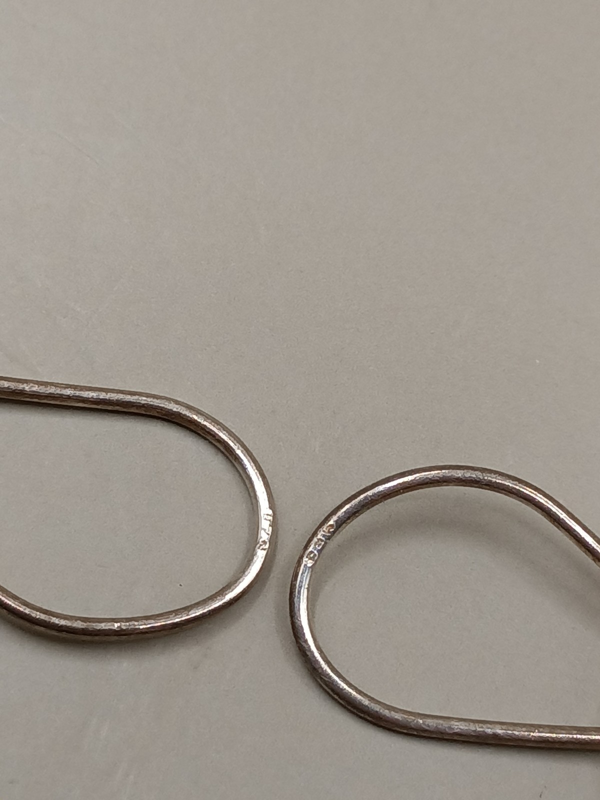 Vtg Sterling Silver Interlocking Tensor Rings Dan… - image 4