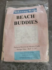 Beach Buddies Rug Hooking Pattern on Monk Whimsy Rugs