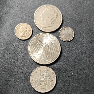 World Silver Coins - Lot of 5. - List in Description | eBay
