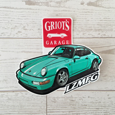 GRIOT'S GARAGE LZMFG Adam LZ Porsche 911 964 Drift Sticker