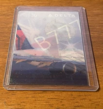 2015 Boeing 777-200LR #36 Delta Airline Pilot Trading Card
