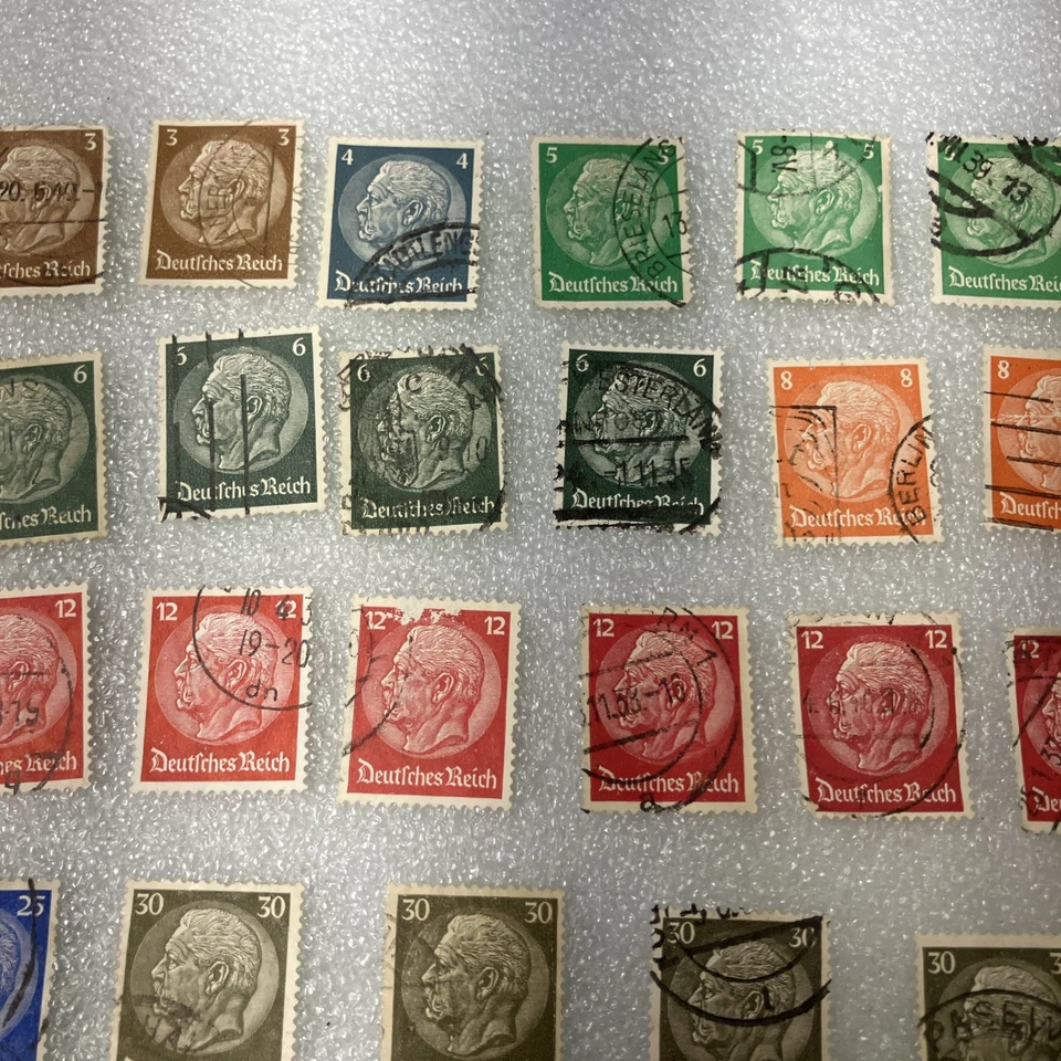 40 USED/HR/Deutsches Reich/Hindenburg Germany Stamps; 1920- 1945; $1 Ships. DEAL - Image 3 of 4