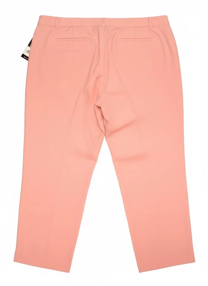 Pantalones Emma para mujer Liz Claiborne, secretamente adelgazantes, rosa rosa, 20 W (44X27) Foto 2 de 3