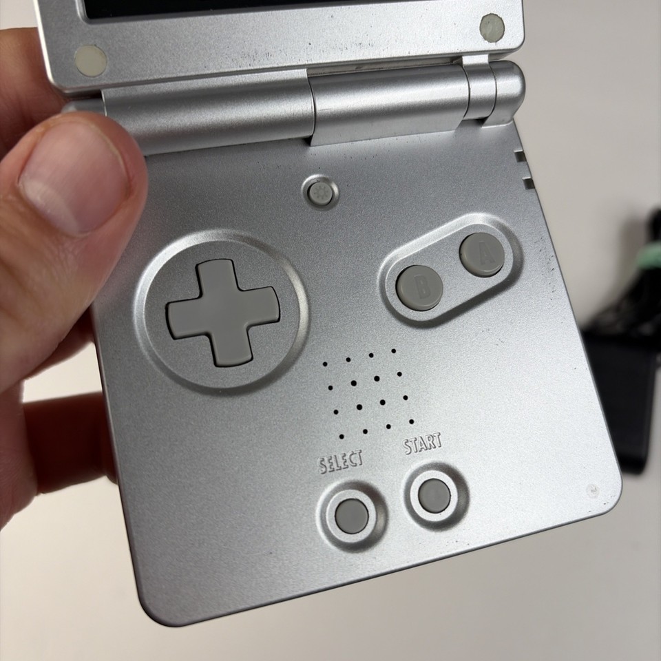 Used Gameboy Carts Gameboy Advanced sp GBA Platinum Silver Ags-001 Tested US Model | eBay