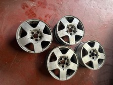 X4 (SET) of 15" VW 5 SPOKE ALLOY WHEELS (RIM 6JX15H2 ET38)