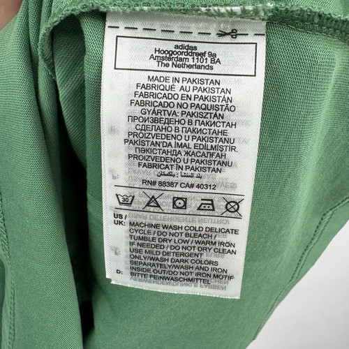 adidas Trefoil Essentials Tank Top Preloved Green Mens Size Medium - Picture 5 of 6