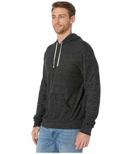 Alternative Apparel Challenger Eco-Toweling Pullover Hoodie Eco Black Small