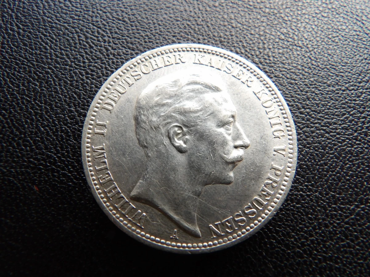 银色未分级1910 年德国硬币| eBay