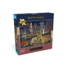 Buffalo Games 1000-Piece Boston Market Interlocking Jigsaw Puzzle for Adults Age