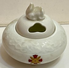 WW2 Imperial Japanese Military Incense Burner (Koro) Association Wounded Soldier