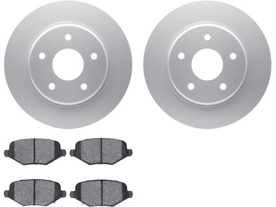 For Dodge Grand Caravan Brake Pad and Rotor Kit Dynamic Friction 87396MMDC