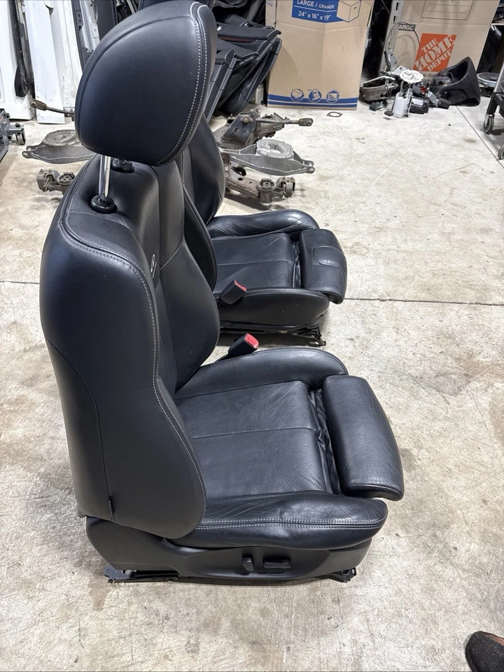 10-13 INFINITI G37s SEDAN SPORT FRONT RIGHT PASSENGER SIDE SEAT, BLACK - OEM - Image 3 of 4