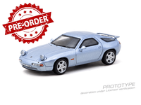 (Pre-Order) Tarmac Works Porsche 928 Gts Blue Metallic Diecast Model Car