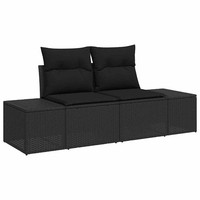 Platzsparendes Gartengarnitur Lounge Set Sofa Garnitur Mit Kissen GartenmöBel