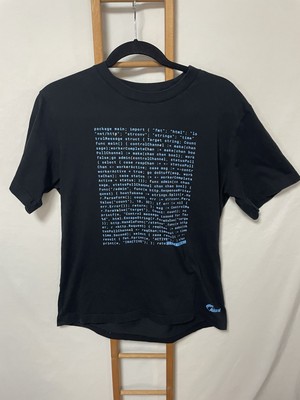 UNIQLO UT Peace For All Size Small Akamai Black Graphic Short Sleeve T-shirt TEE
