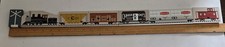 Railroad Decorative Blocks Set of 7 Handcrafted Artwork for Home Decor and Gift
