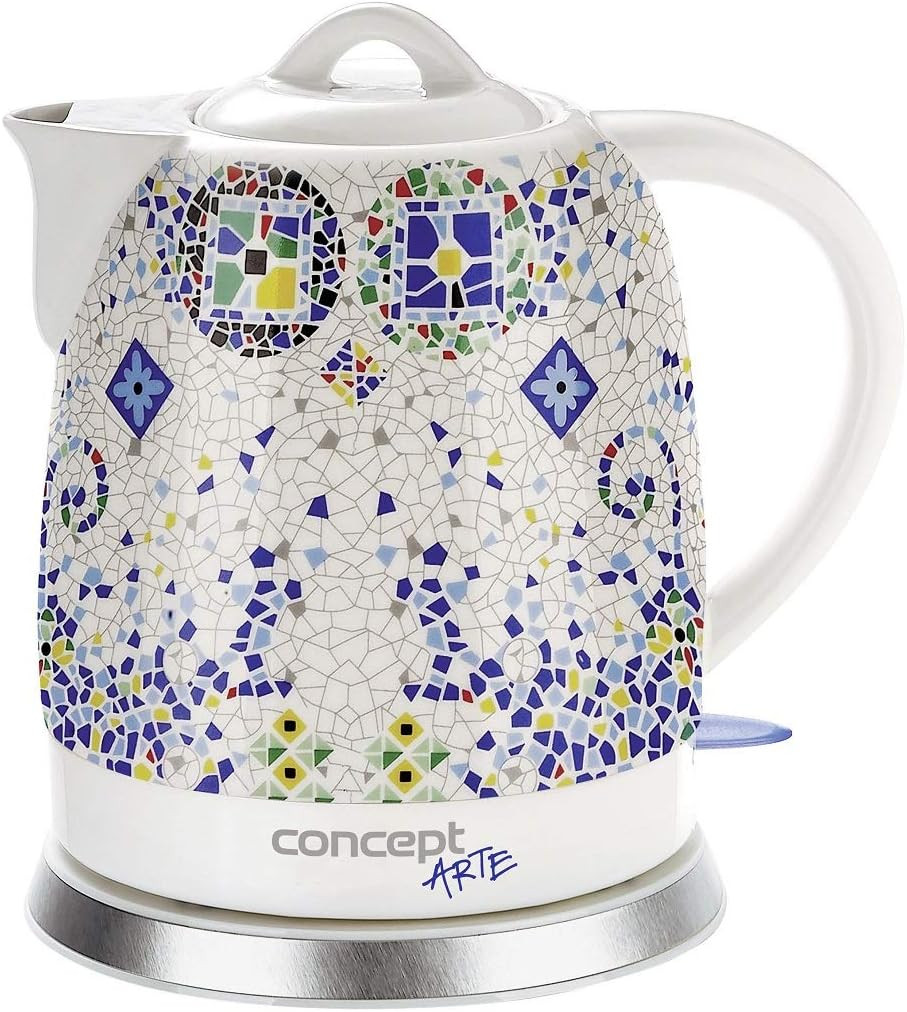Bollitore RK-0020 1350W Ceramica 1.5L | Sicurezza e Purezza Acqua
