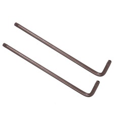Image of 2pcs Tamper Proof Torx Key T40 L-Shape Star Wrench for Auto Maintenance