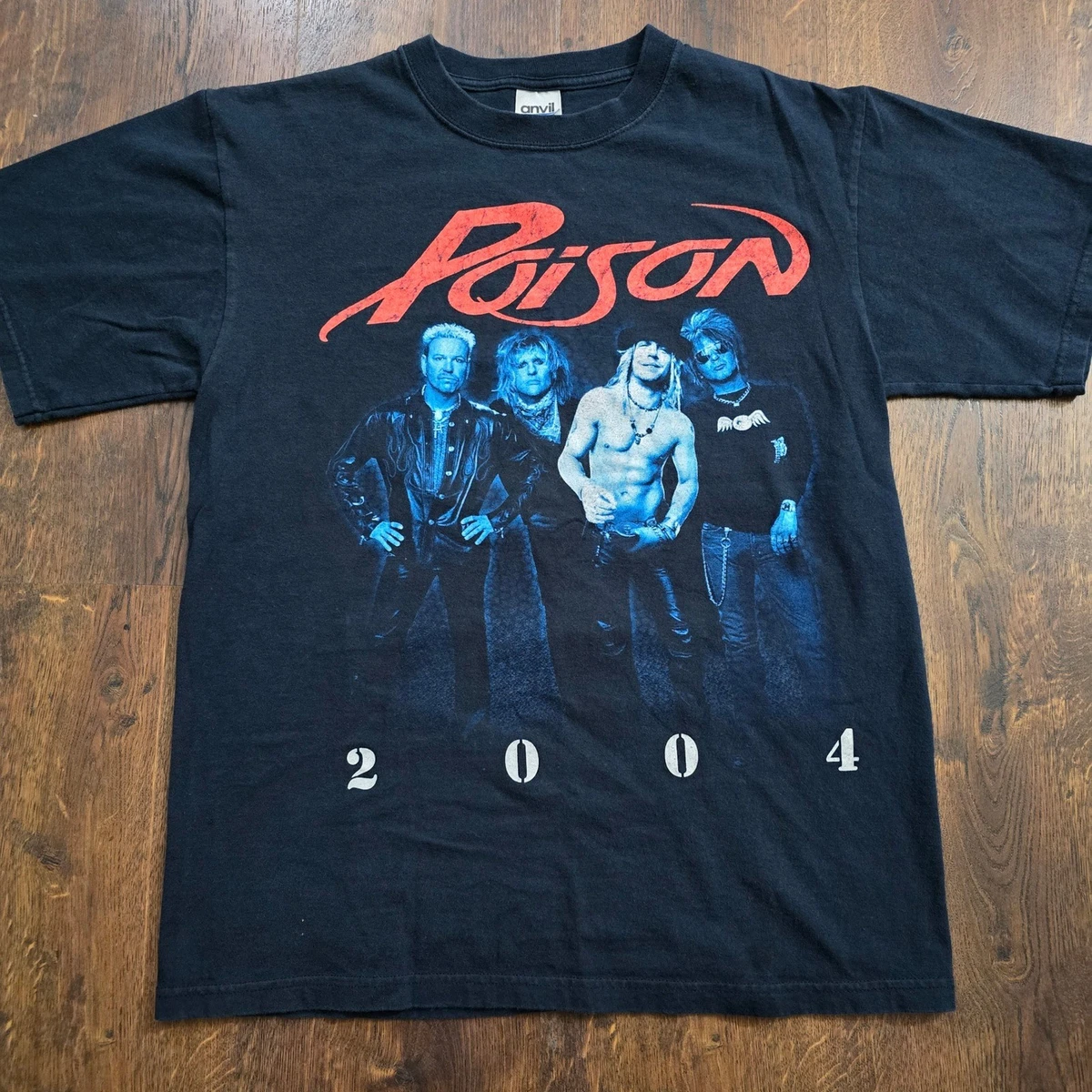 T-shirt Poison Band Tour – Édition Rare, Manches Courtes, Tailles S à 5XL, Unisexe