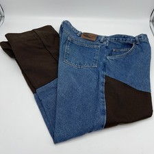 Vintage Wrangler Jeans Pro Gear ATG Double Knee Canvas Men's Size 38x32 Read