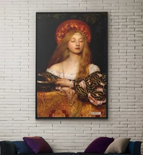 Vanity 1907 by Frank Cadogan Cowper Canvas/Poster Wall Art