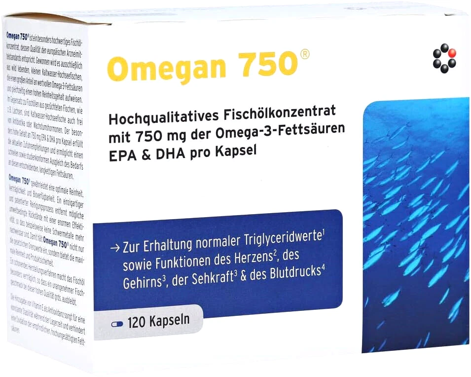 OMEGAN 750 InterCell Omega 3 from Wild Fish Anchovies and