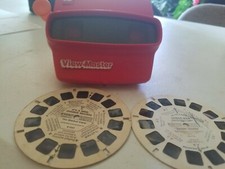 Original View Master 3D Viewer Red Classic Viewmaster Toy Slide Viewer