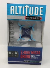 New Micro Drone Altitude by Propel 2.4 GHZ Indoor Outdoor Blue Gift Boy Teen