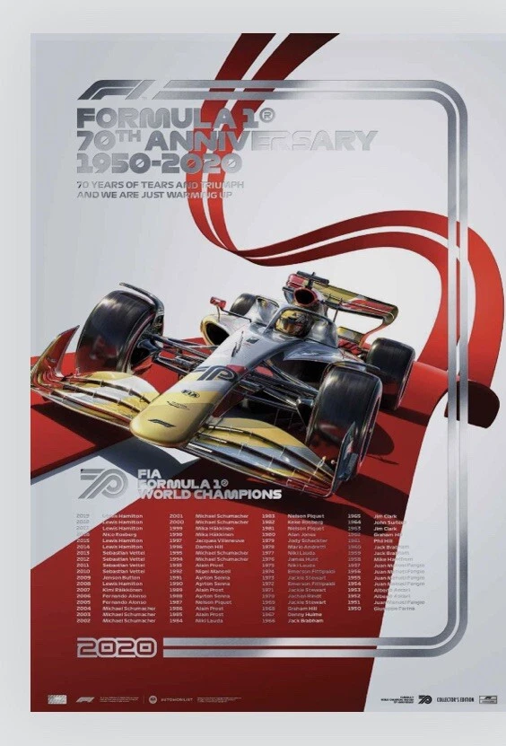 F1 World Champions Poster