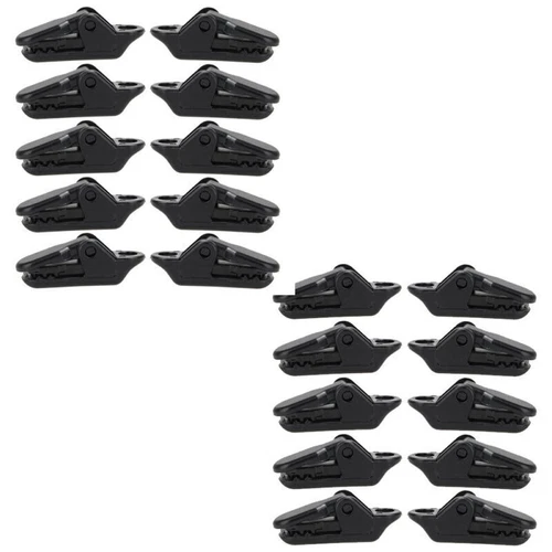 20 stück Campingzelt Planenhalter Klammer Zelt Abdeckplane Clip für Outdoor - Bild 9 von 9